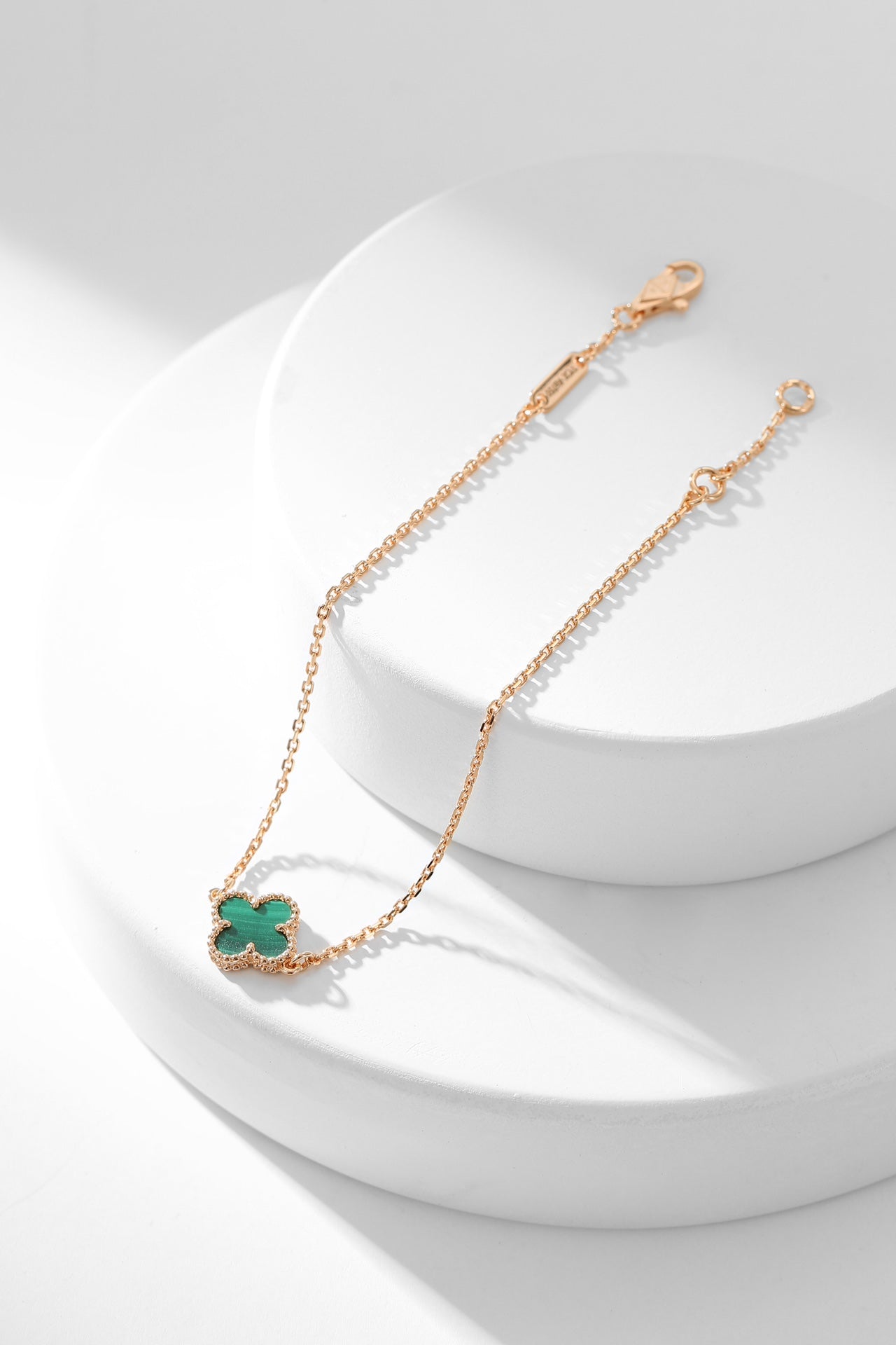 [Royal Top]CLOVER BRACELET MALACHITE 1 MOTIF