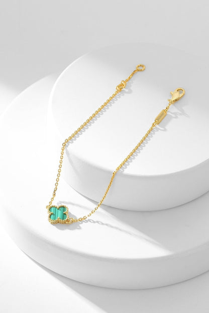 [Royal Top]CLOVER BRACELET MALACHITE 1 MOTIF
