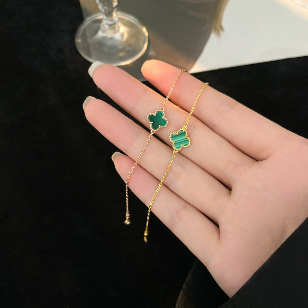 [Royal Top]CLOVER BRACELET MALACHITE 1 MOTIF