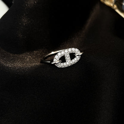 [Royal Top]RONDE SMALL SILVER DIAMOND RING