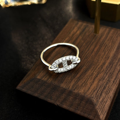 [Royal Top]RONDE SMALL SILVER DIAMOND RING