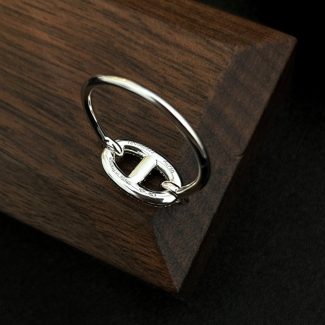 [Royal Top]RONDE SMALL SILVER DIAMOND RING
