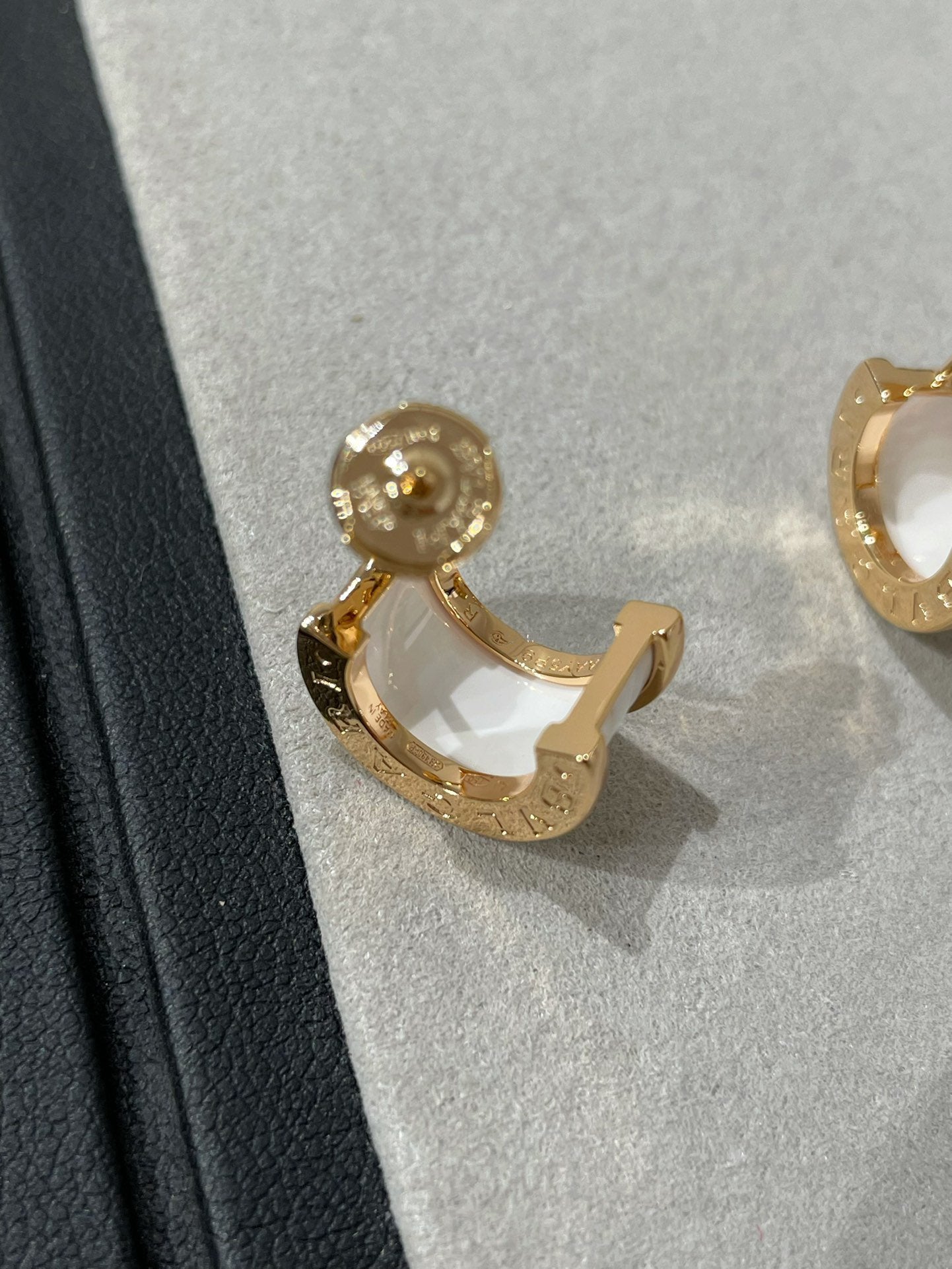[Royal Top]ZERO 1 PINK GOLD CERAMIC EARRINGS