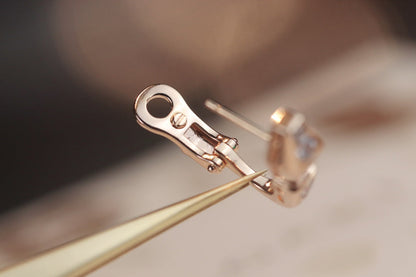 [Royal Top]SERPENT PINK GOLD DIAMOND EARRINGS