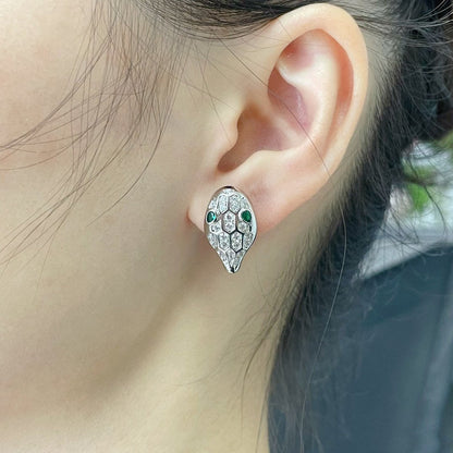 [Royal Top]SERPENT DIAMOND STUD EARRINGS