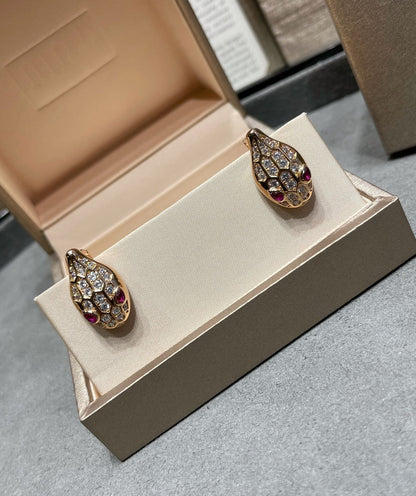 [Royal Top]SERPENT DIAMOND STUD EARRINGS