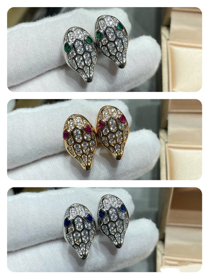 [Royal Top]SERPENT DIAMOND STUD EARRINGS