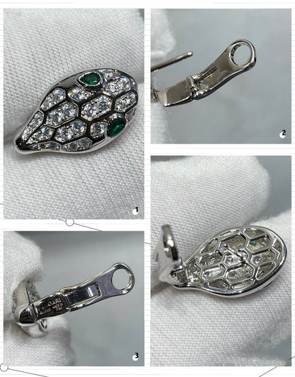 [Royal Top]SERPENT DIAMOND STUD EARRINGS