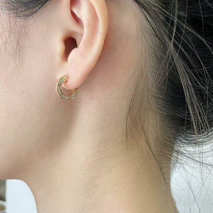 [Royal Top]LOVE DIAMOND EARRINGS