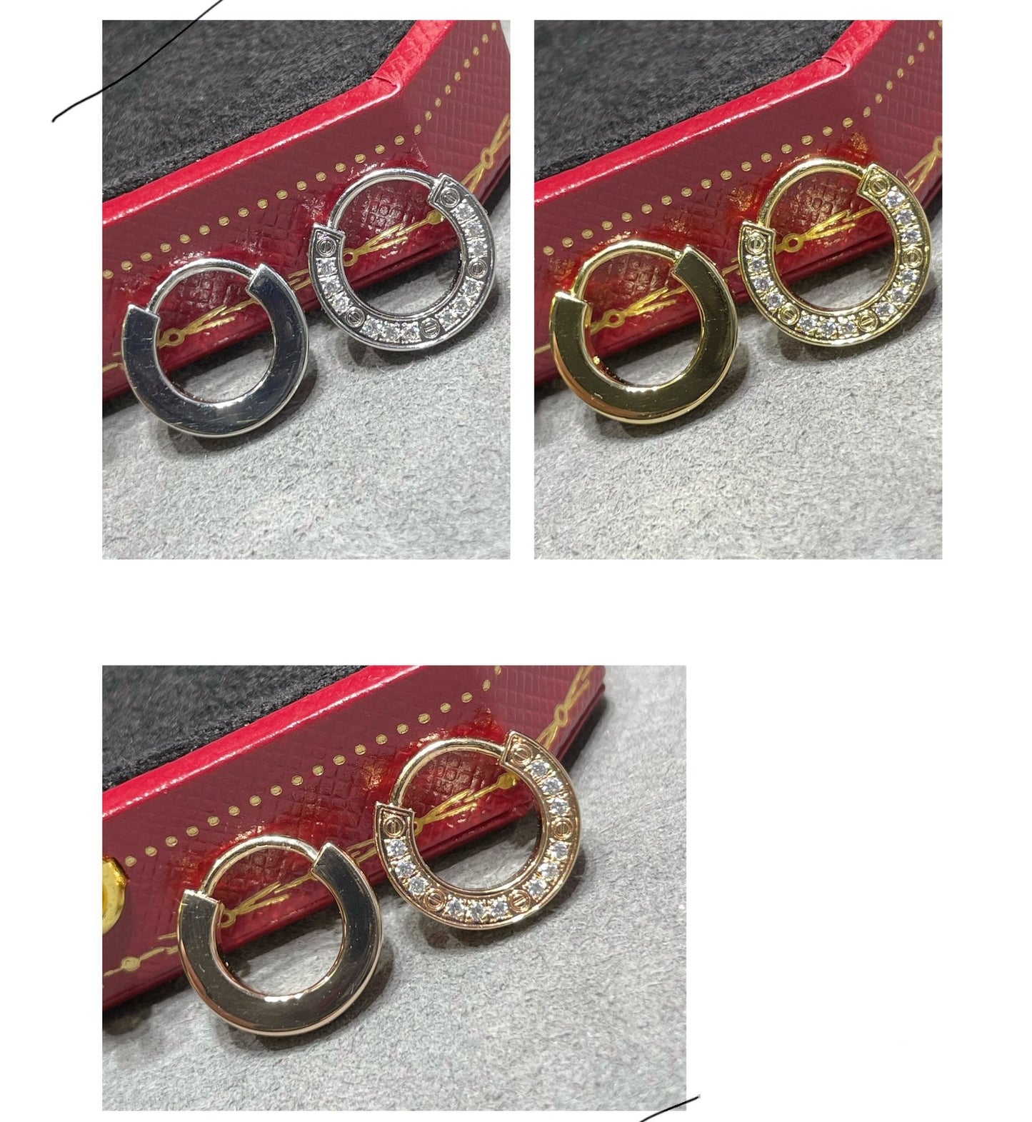 [Royal Top]LOVE DIAMOND EARRINGS