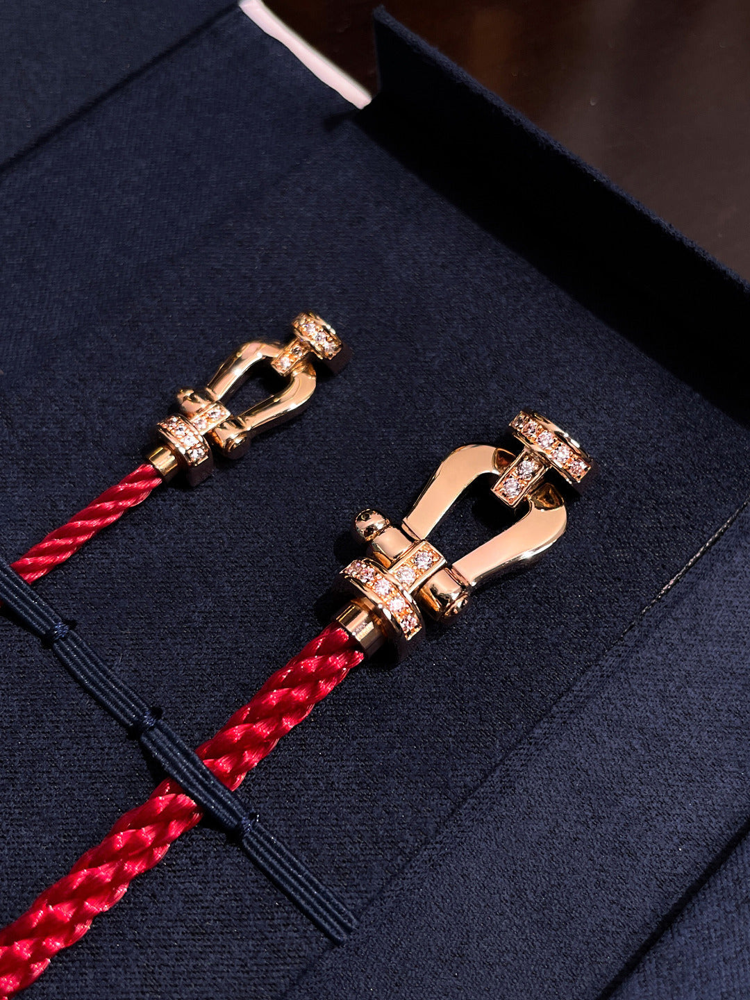 [Royal Top]FORCE 10 HALF DIAMOND PINK GOLD RED CORDERI LARGE AND MEDIUM MODEL