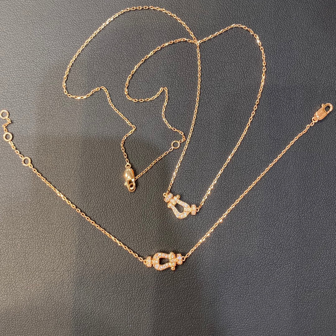 [Royal Top]FORCE 10 DIAMOND PINK GOLD NECKLACE MINI MODEL
