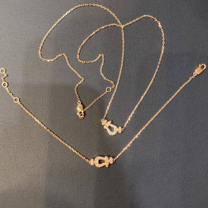 [Royal Top]FORCE 10 DIAMOND PINK GOLD NECKLACE MINI MODEL