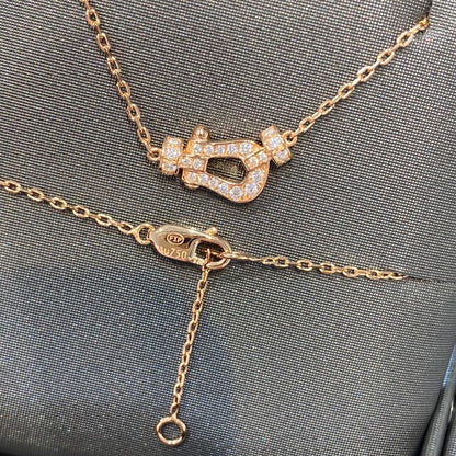 [Royal Top]FORCE 10 DIAMOND PINK GOLD NECKLACE MINI MODEL