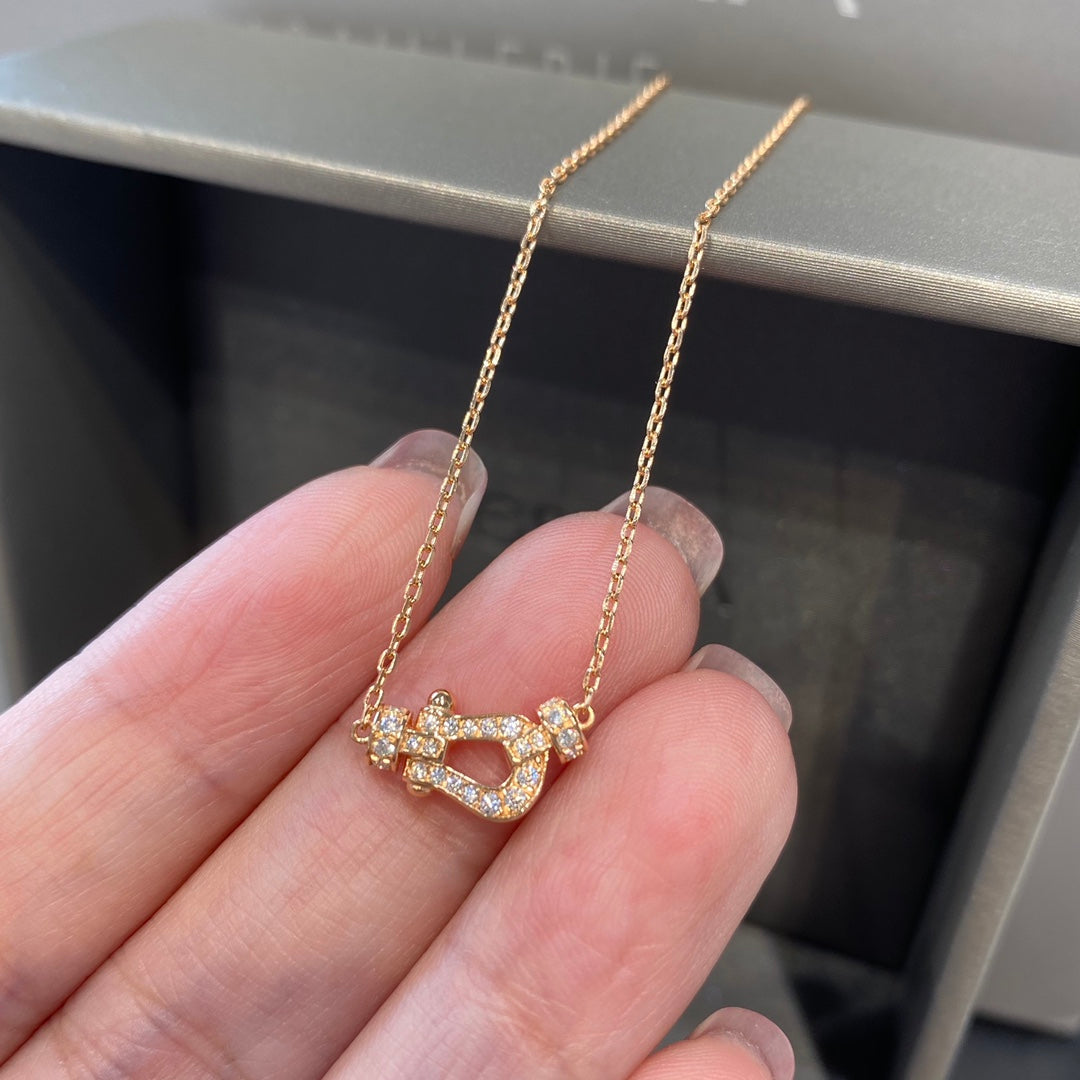 [Royal Top]FORCE 10 DIAMOND PINK GOLD NECKLACE MINI MODEL