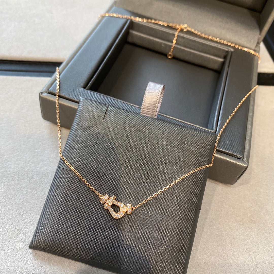 [Royal Top]FORCE 10 DIAMOND PINK GOLD NECKLACE MINI MODEL