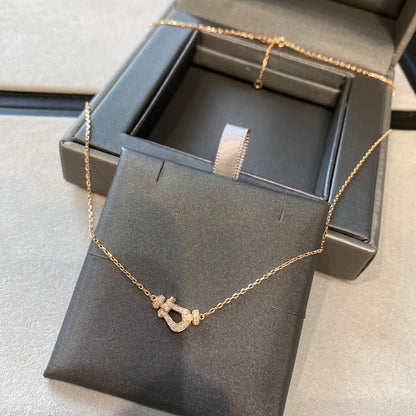 [Royal Top]FORCE 10 DIAMOND PINK GOLD NECKLACE MINI MODEL