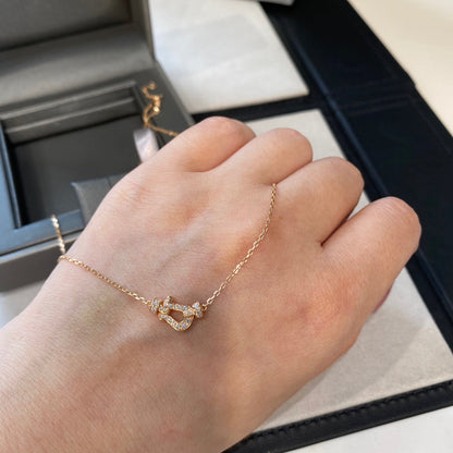 [Royal Top]FORCE 10 DIAMOND PINK GOLD NECKLACE MINI MODEL