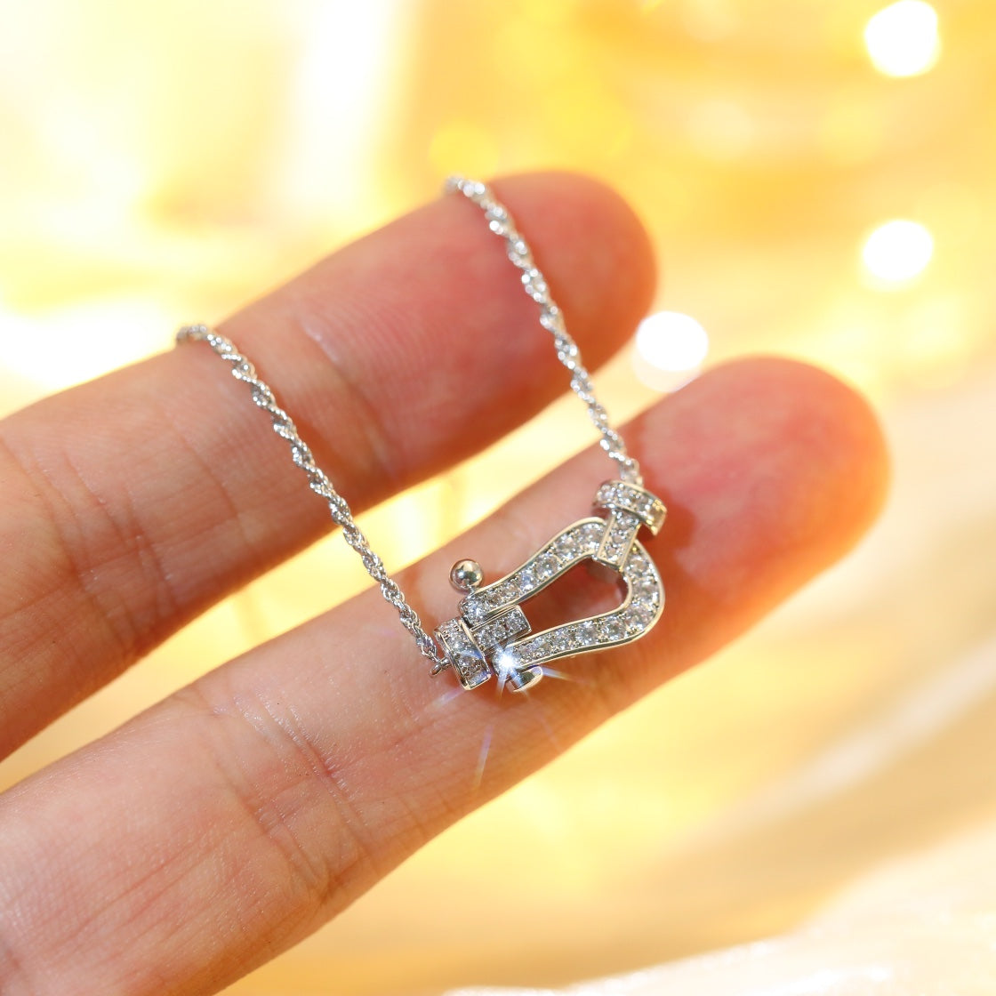 [Royal Top]FORCE 10 DIAMOND SILVER NECKLACE MINI MODEL