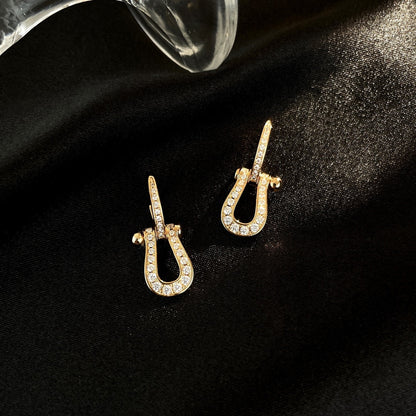 [Royal Top]FORCE 10 FULL DIAMOND DROP EARRINGS MEDIUM MODEL