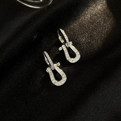 [Royal Top]FORCE 10 FULL DIAMOND DROP EARRINGS MEDIUM MODEL