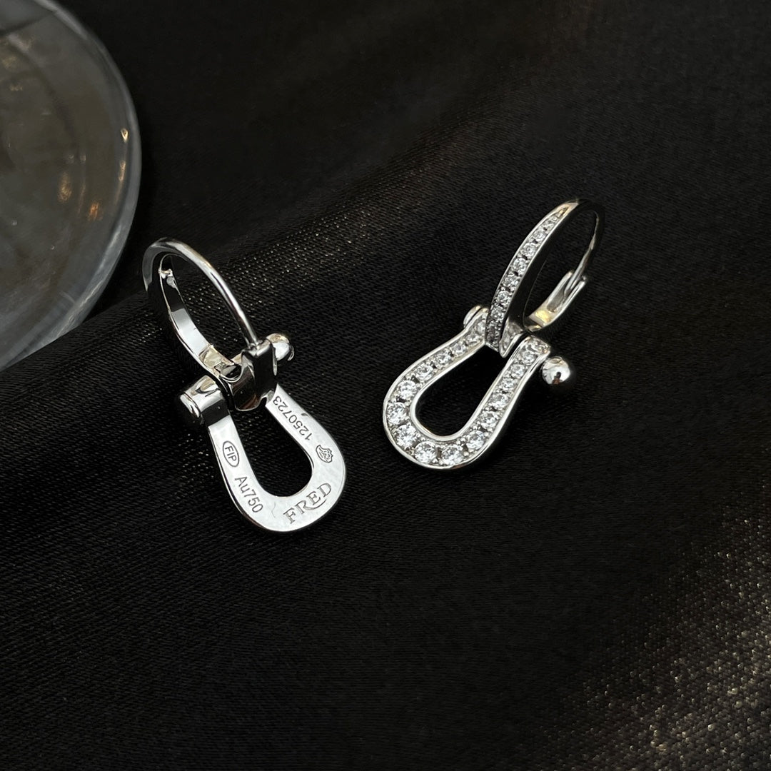 [Royal Top]FORCE 10 FULL DIAMOND DROP EARRINGS MEDIUM MODEL