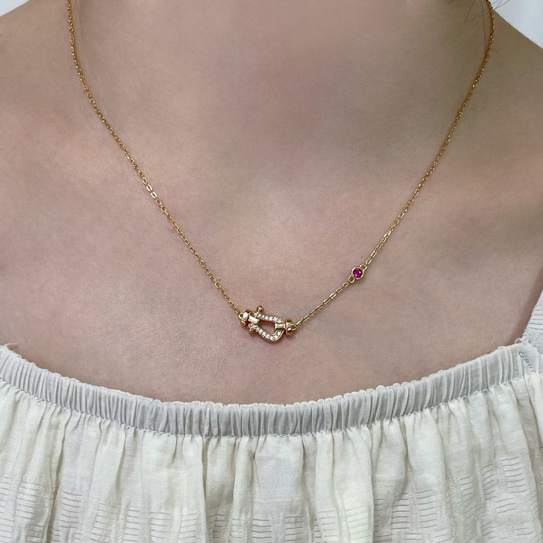 [Royal Top]FORCE 10 DIAMOND PINK GOLD NECKLACE