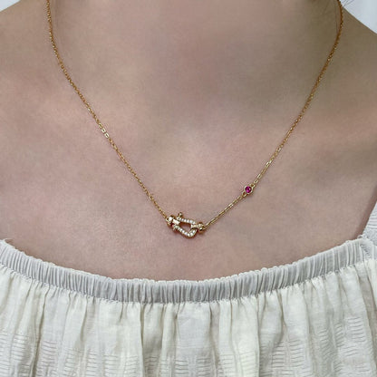 [Royal Top]FORCE 10 DIAMOND PINK GOLD NECKLACE