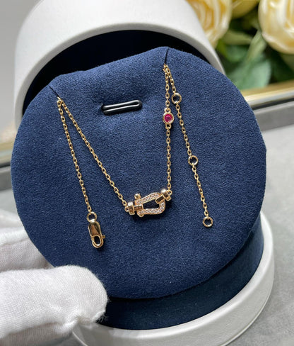[Royal Top]FORCE 10 DIAMOND PINK GOLD NECKLACE