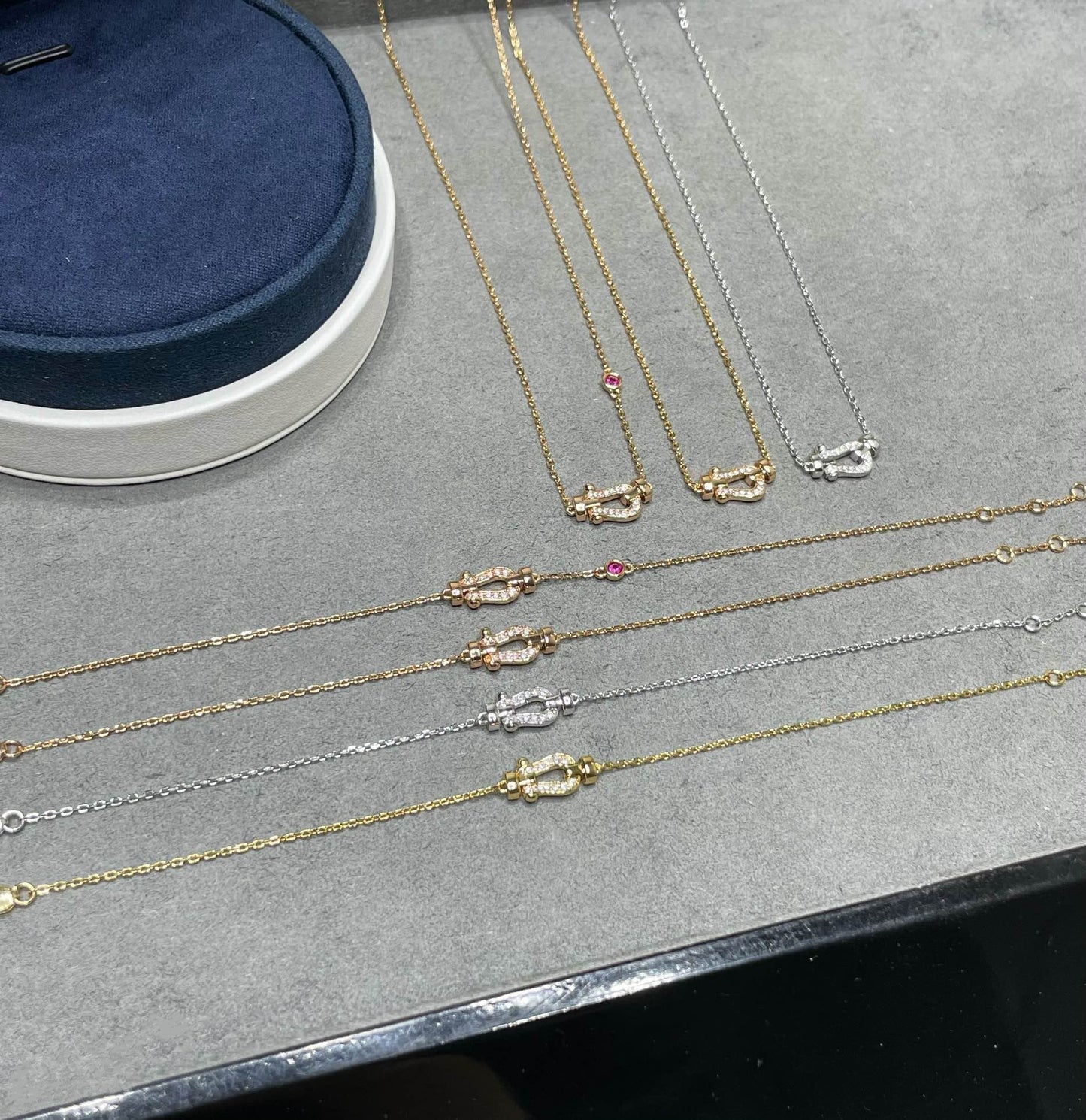 [Royal Top]FORCE 10 DIAMOND PINK GOLD NECKLACE