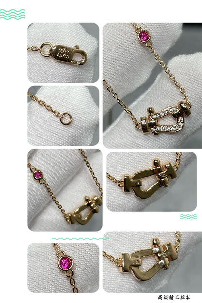 [Royal Top]FORCE 10 DIAMOND PINK GOLD NECKLACE