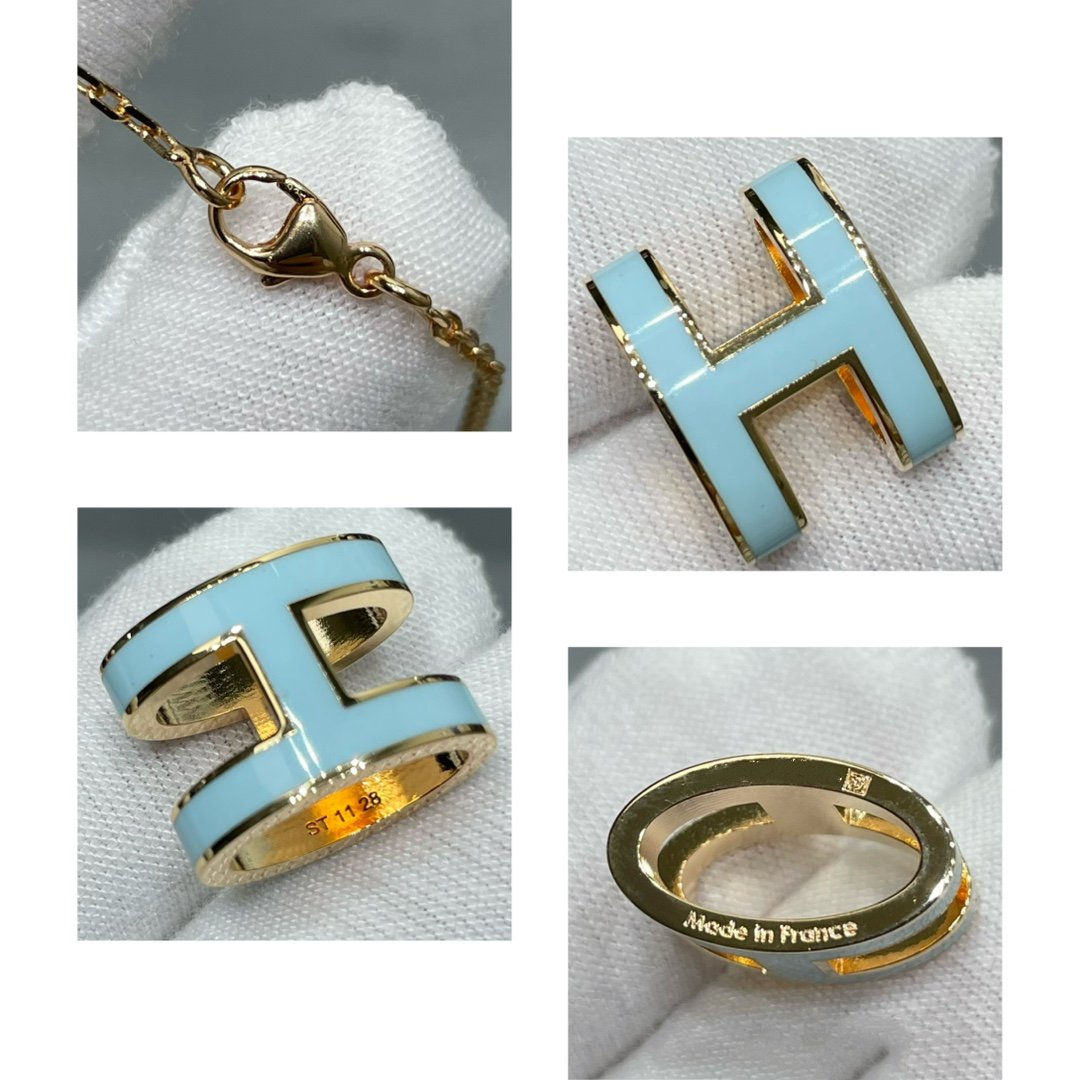[Royal Top]POP H SKY BLUE NECKLACE