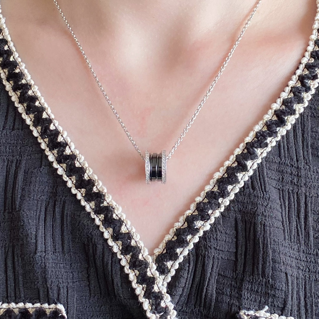 [Royal Top]ZERO 1 DIAMOND CERAMIC NECKLACE