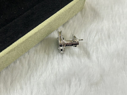 [Royal Top]CLOVER PIETERSITE MEDIUM STUD EARRINGS