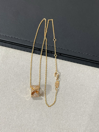 [Royal Top]LIENS EVIDENCE DIAMOND PAVED NECKLACE