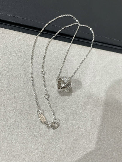[Royal Top]LIENS EVIDENCE DIAMOND PAVED NECKLACE
