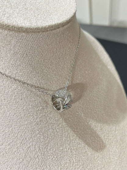 [Royal Top]LIENS EVIDENCE DIAMOND PAVED NECKLACE