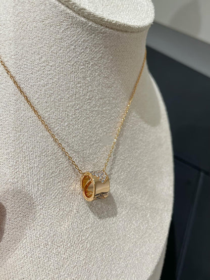 [Royal Top]LIENS EVIDENCE DIAMOND PAVED NECKLACE