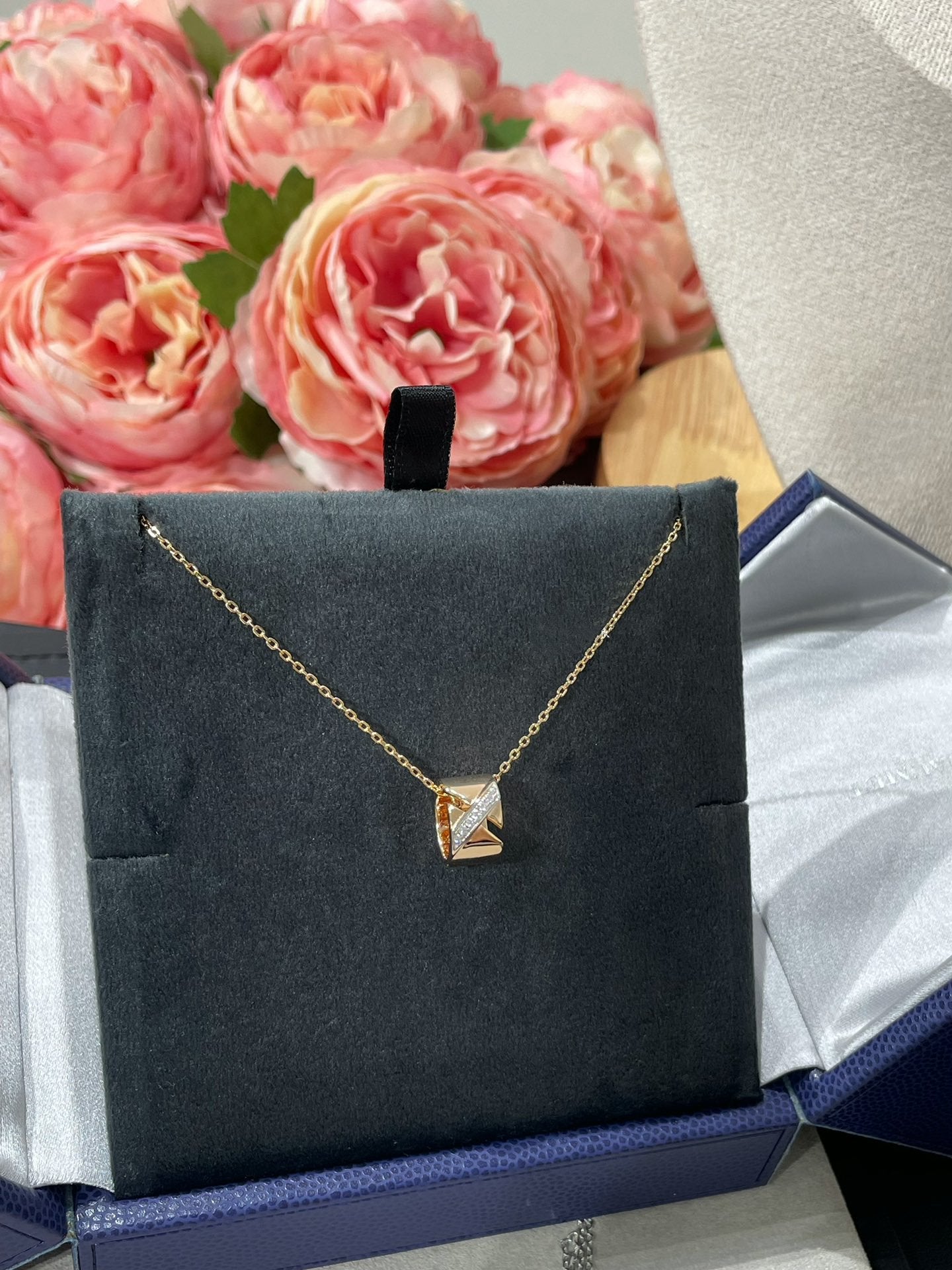 [Royal Top]LIENS EVIDENCE DIAMOND NECKLACE