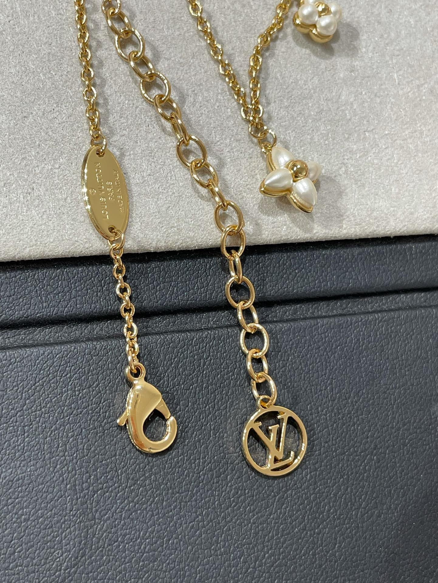 [Royal Top]FLOWERGRAM GOLD MOP DOUBLE ROW NECKLACE