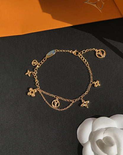 [Royal Top]BLOOMING PINK GOLD MOP BRACELET