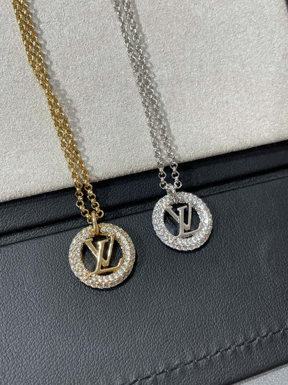 [Royal Top]BY NIGHT DIAMOND PAVED NECKLACE