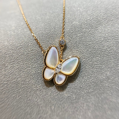 [Royal Top]BUTTERFLY MOP DIAMOND NECKLACE