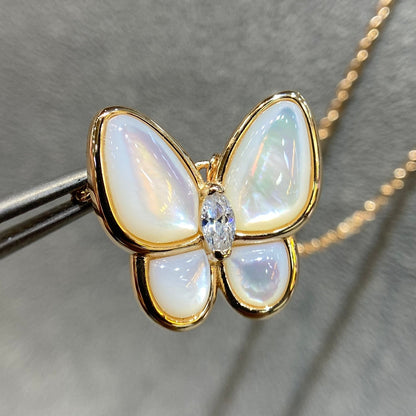 [Royal Top]BUTTERFLY MOP DIAMOND NECKLACE