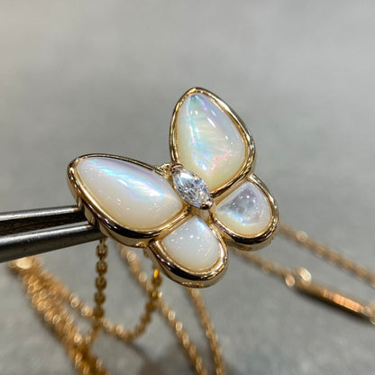 [Royal Top]BUTTERFLY MOP DIAMOND NECKLACE