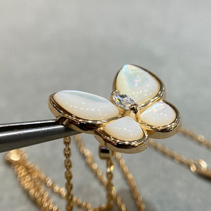 [Royal Top]BUTTERFLY MOP DIAMOND NECKLACE