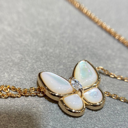 [Royal Top]BUTTERFLY MOP DIAMOND NECKLACE