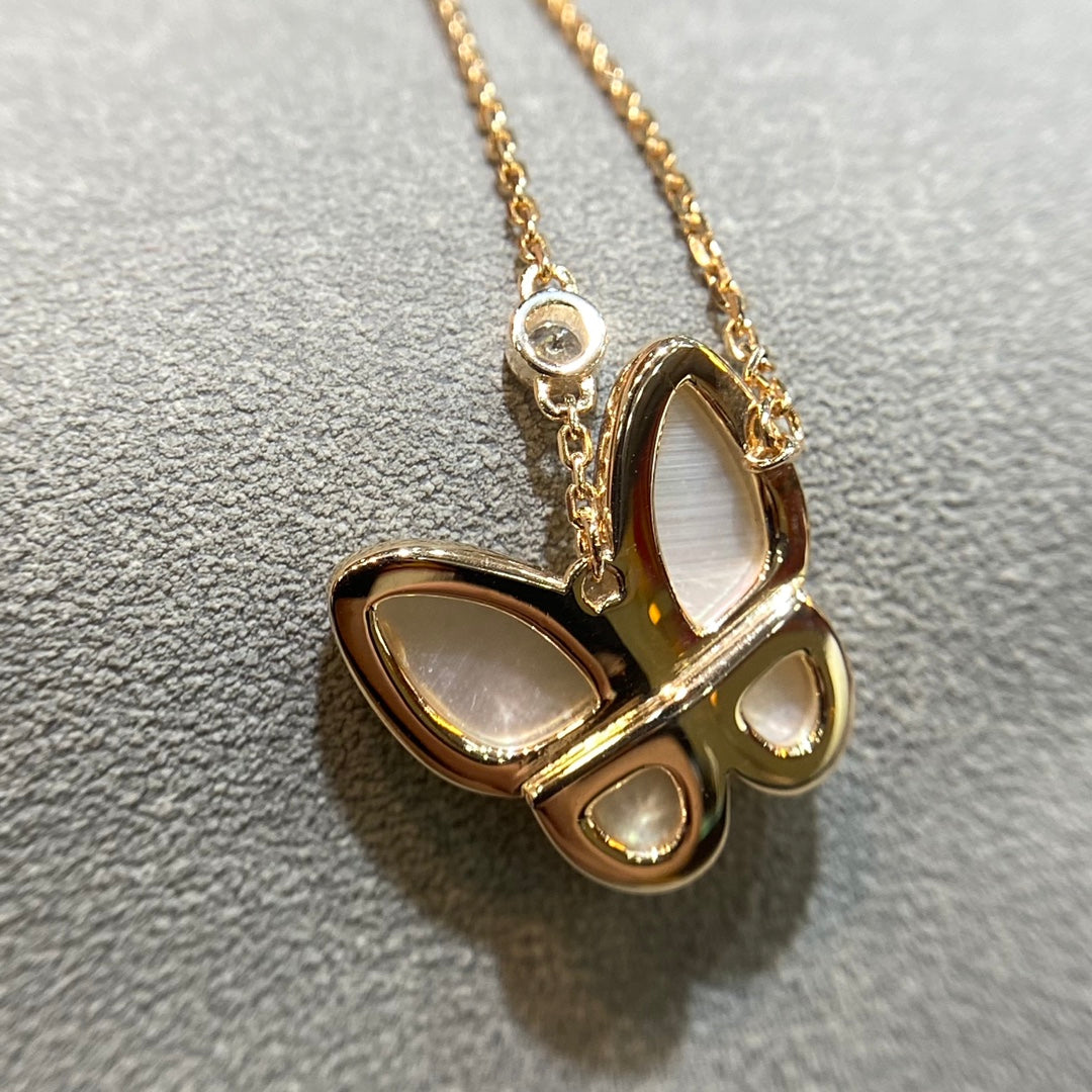 [Royal Top]BUTTERFLY MOP DIAMOND NECKLACE