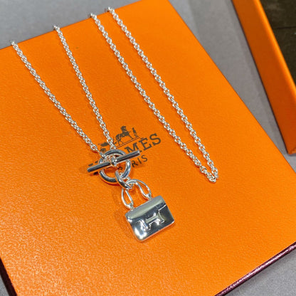 [Royal Top]CONSTANCE PEDANT SILVER NECKLACE