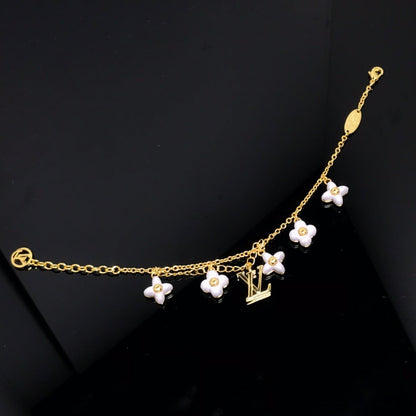 [Royal Top]LOGO 6 MOTIF STAR AND SUN GOLD BRACELET